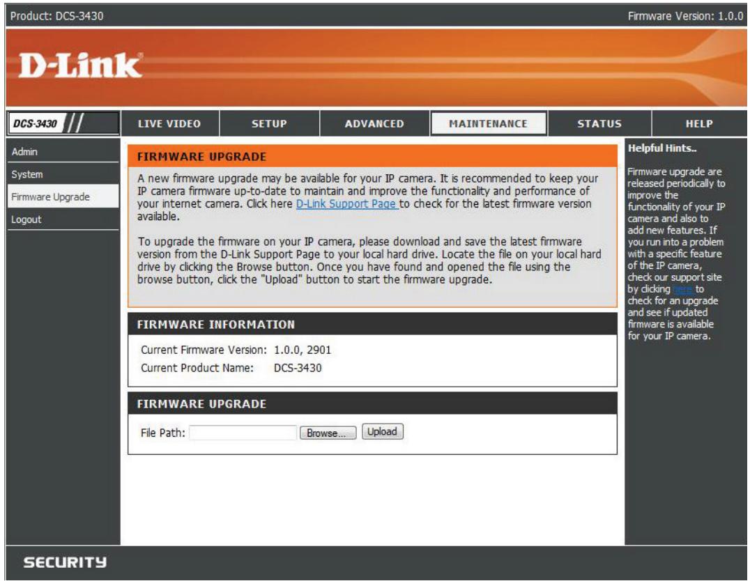 D-LINK DCS-3430 - Firmware Upgrade - 1