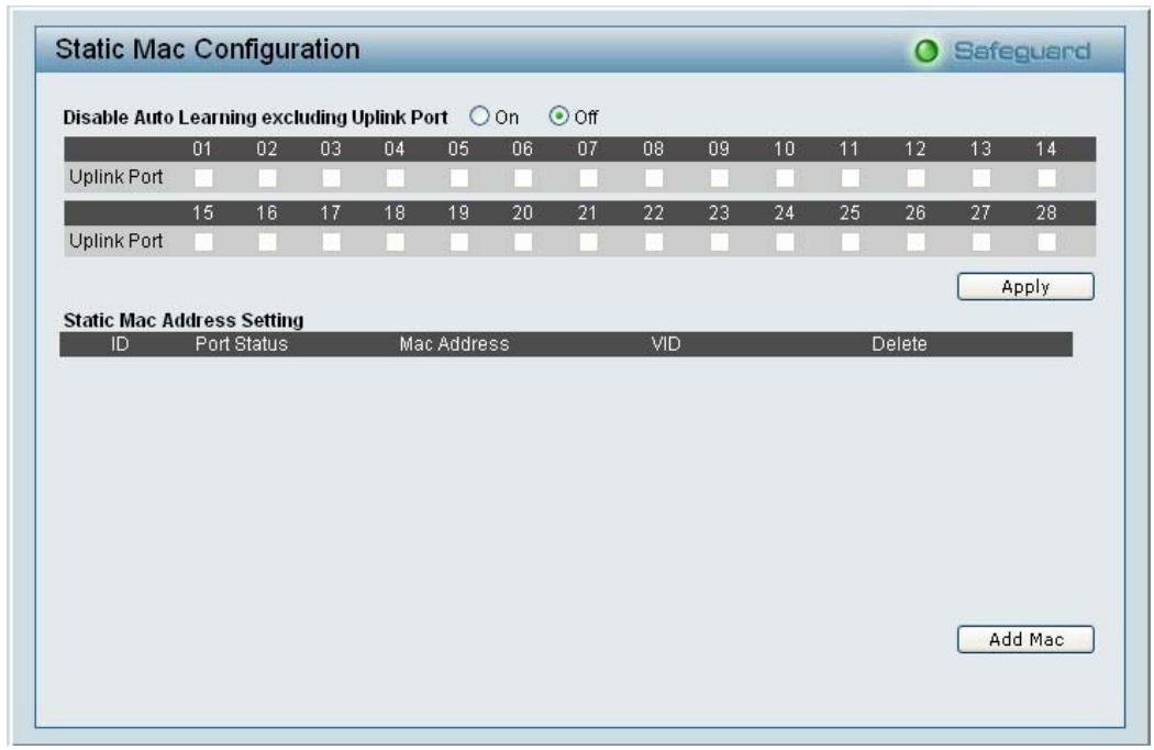 D-LINK DES-1228 - Menu Security > 802.1X Setting - 2