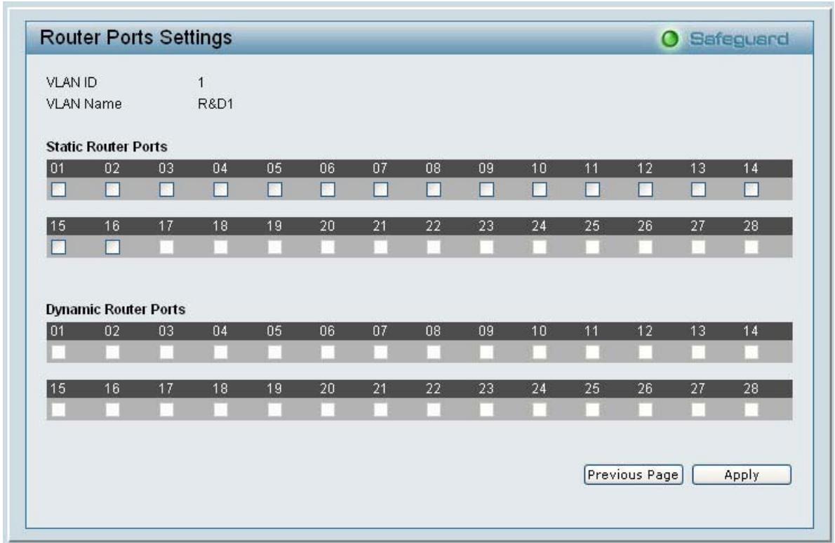 D-LINK DES-1228 - Menu Configuration > 802.1Q VLAN - 7