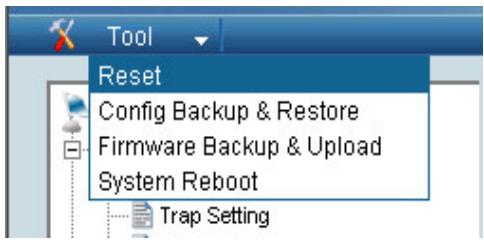 D-LINK DES-1228 - Menu Tool - 1