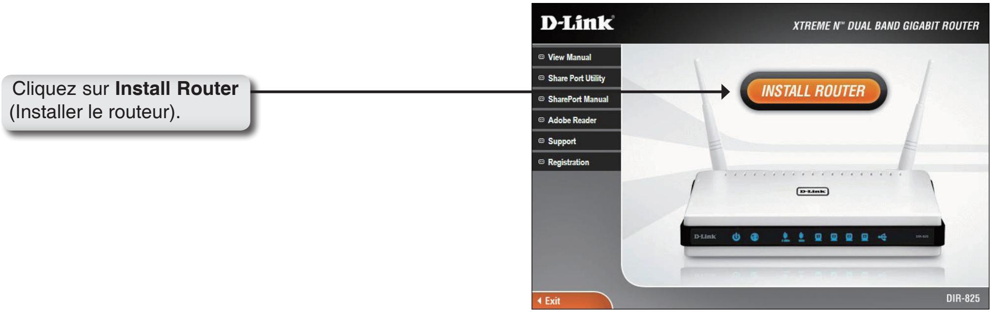 D-LINK DIR-825 - Mise en route - 1
