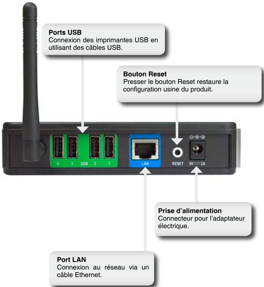 D-LINK DPR-1260 - Présentation du matériel Connexions - 1