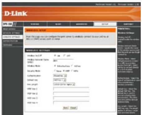 D-LINK DPR-1260 - Encryption WEP - 1