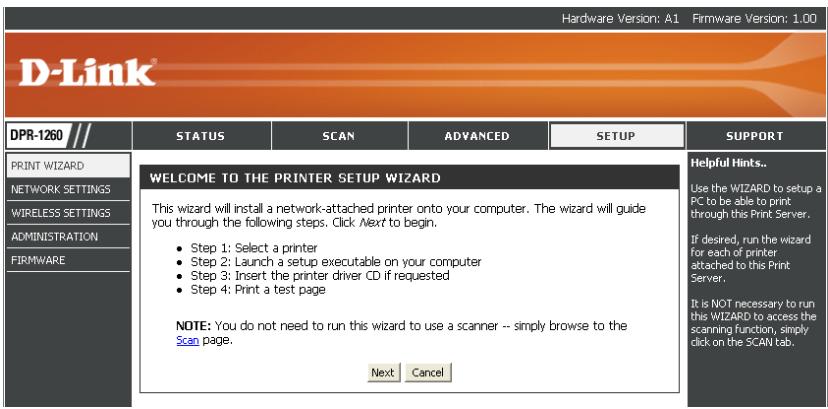 D-LINK DPR-1260 - D-Link Setup Wizard - 2