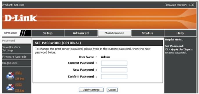 D-LINK DPR-2000 - Mot de passer) - 1