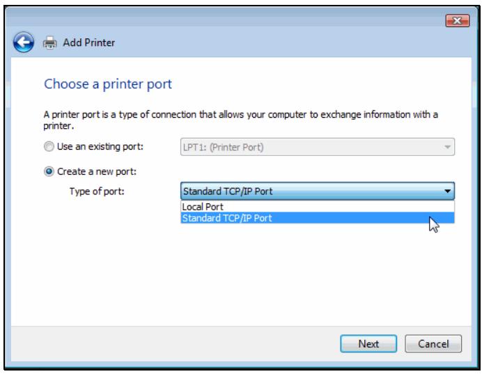 D-LINK DPR-2000 - Impression TCP/IP pour Windows Vista - 4