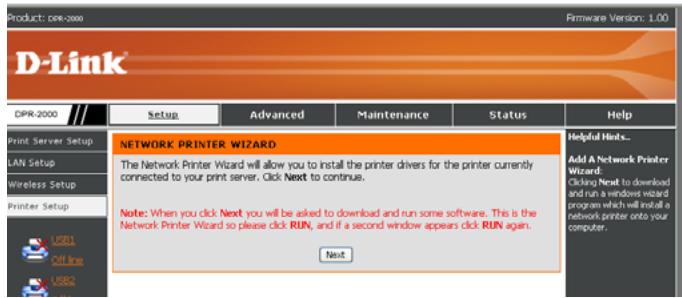 D-LINK DPR-2000 - Actualiser l'etat de l'imprimante - 1