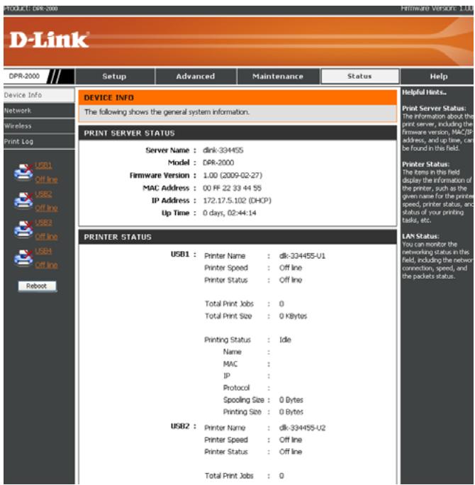 D-LINK DPR-2000 - Impression TCP/IP pour Windows 2000 - 7