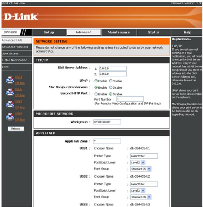 D-LINK DPR-2000 - local avancé) - 1
