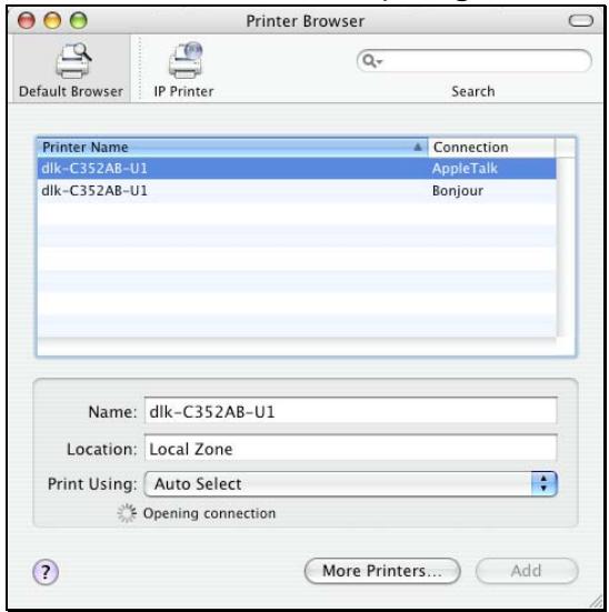 D-LINK DPR-2000 - Imprimantes AppleTalk ou Bonjour - 2