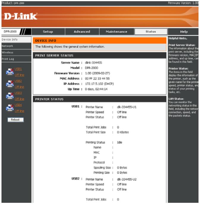 D-LINK DPR-2000 - Impression TCP/IP pour Windows 98SE/ME - 9