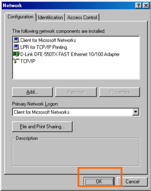 D-LINK DPR-2000 - Impression TCP/IP pour Windows 98SE/ME - 11