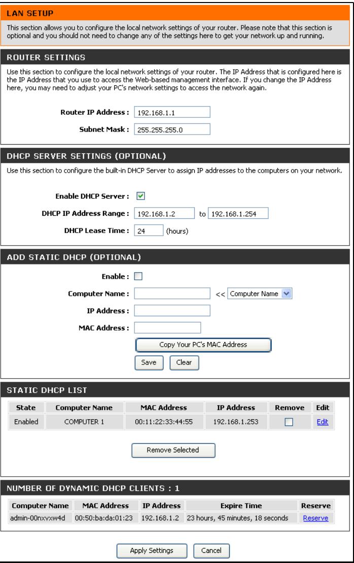 D-LINK DSL-2542B - Mode pont - 1
