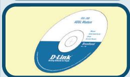 D-LINK DSL-G624M - Vérifiez le contenu de l'emballage - 2