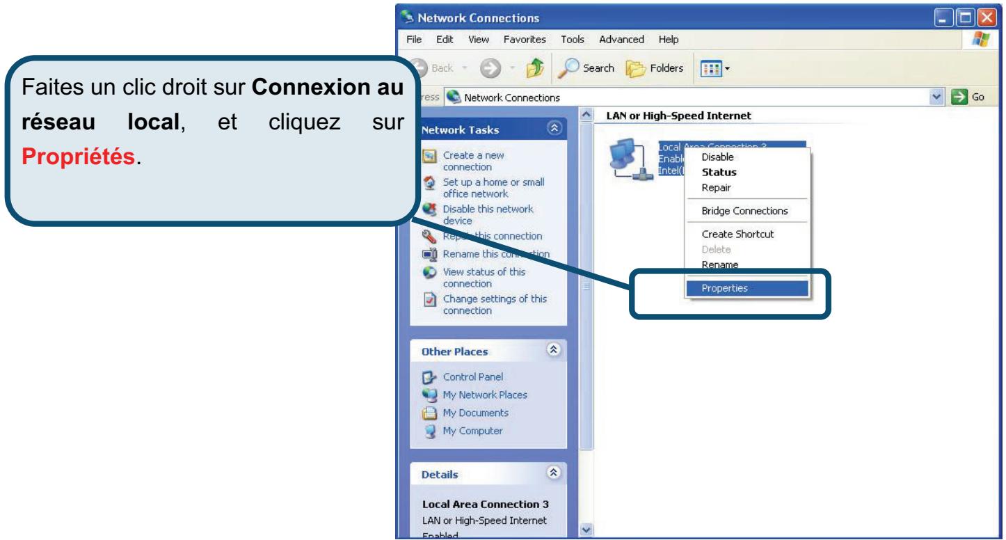 D-LINK DSL-G624M - Configuration IP sous Windows XP - 2