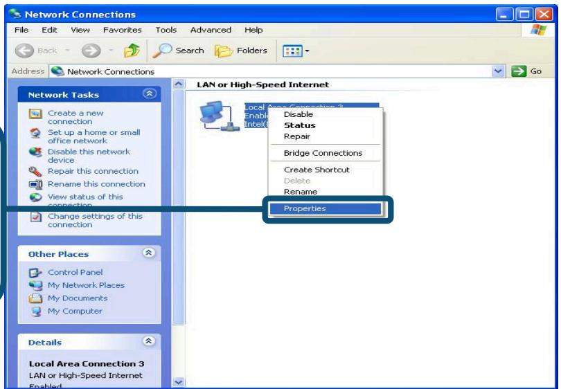 D-LINK DSL-G804V - Configuration des paramètres IP sous Windows XP - 3