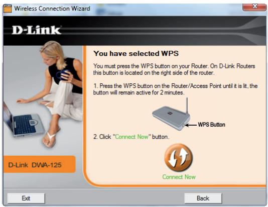 D-LINK DWA-125 - PBC (configuration par bouton-poussoir) - 1
