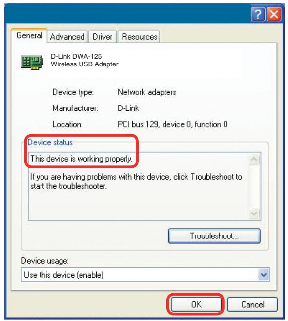 D-LINK DWA-125 - Comment savoir si mon adaptateur est bien installé ? - 4