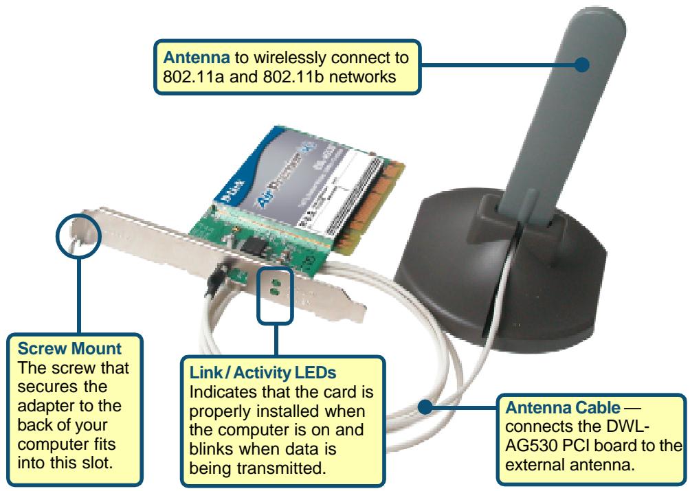 D-LINK DWL-AG530 - Installing the DWL-AG530 Wireless PCI Adapter in Your Computer - 8