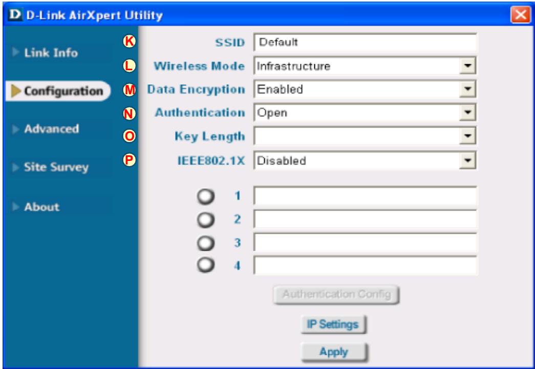 D-LINK DWL-AG530 - Encryption (cryptage) : affiche l'etat de cryptage de la connexion sans fil. - 1