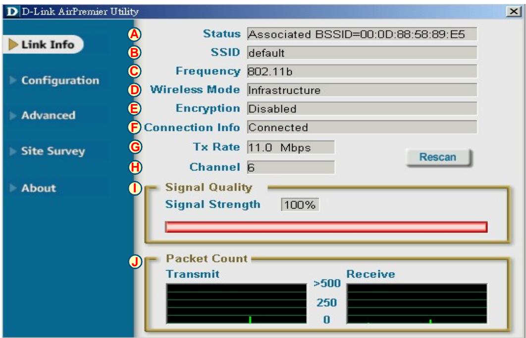 D-LINK DWL-AG530 - Utilizzo della Configuration Utility - 1