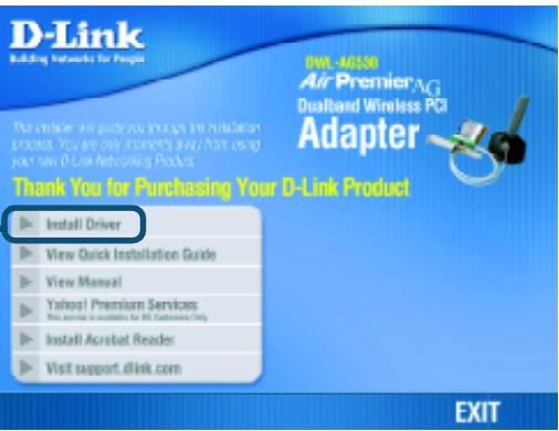 D-LINK DWL-AG530 - Hacer click en Install Drivers - 2