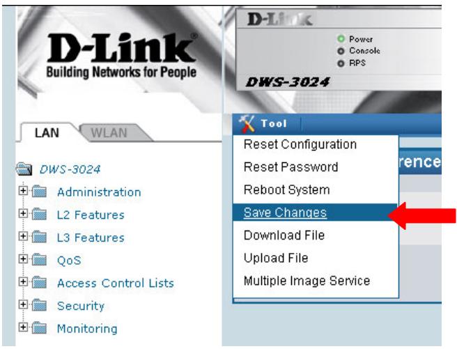 D-LINK DWS-3024 - Dans la partie droite : - 3