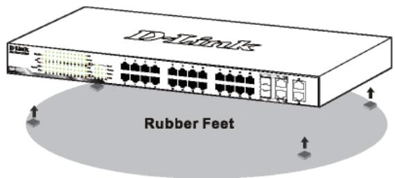 D-LINK WEB SMART SWITCH - Instalacion de sobremesa o en esta - 1