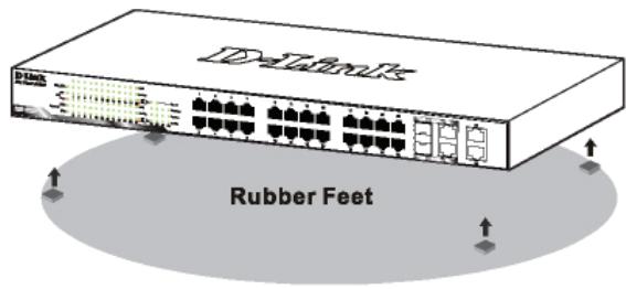 D-LINK WEB SMART SWITCH - Desktop or Shelf Installation - 1