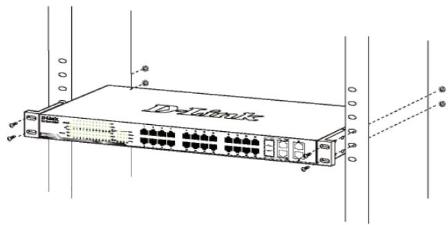 D-LINK WEB SMART SWITCH - Instalación en rack - 2