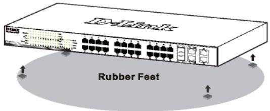D-LINK WEB SMART SWITCH - Tisch- oder Regalmontage - 1