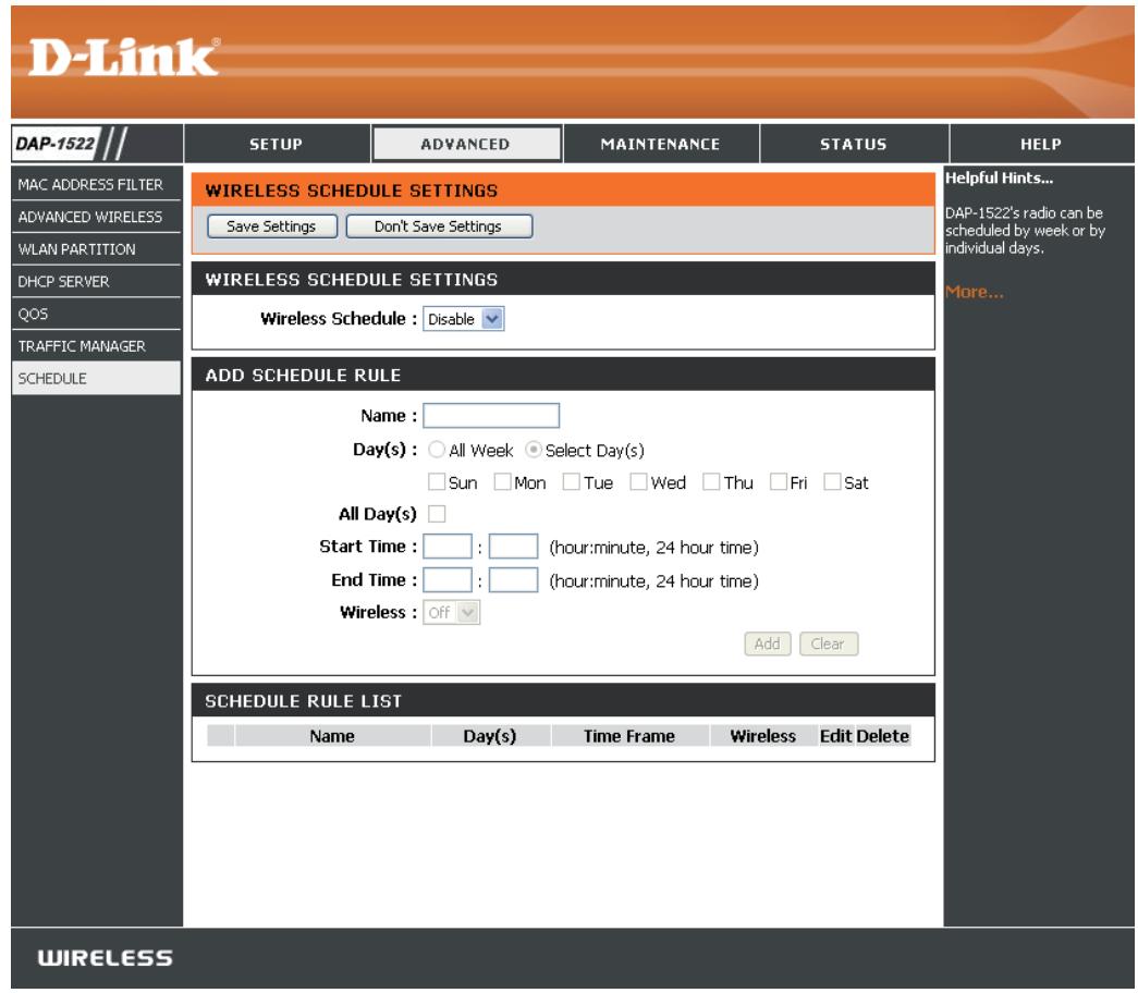 D-LINK DAP-1522, DAP-1522X2 - Calendar - 1