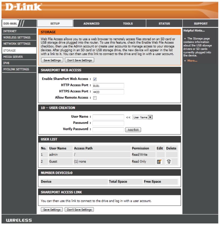 D-LINK DIR-868L - Liste de réservations DHCP - 2