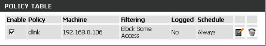 D-LINK DIR-868L DWA-182 - Saisissez la règle : - 5