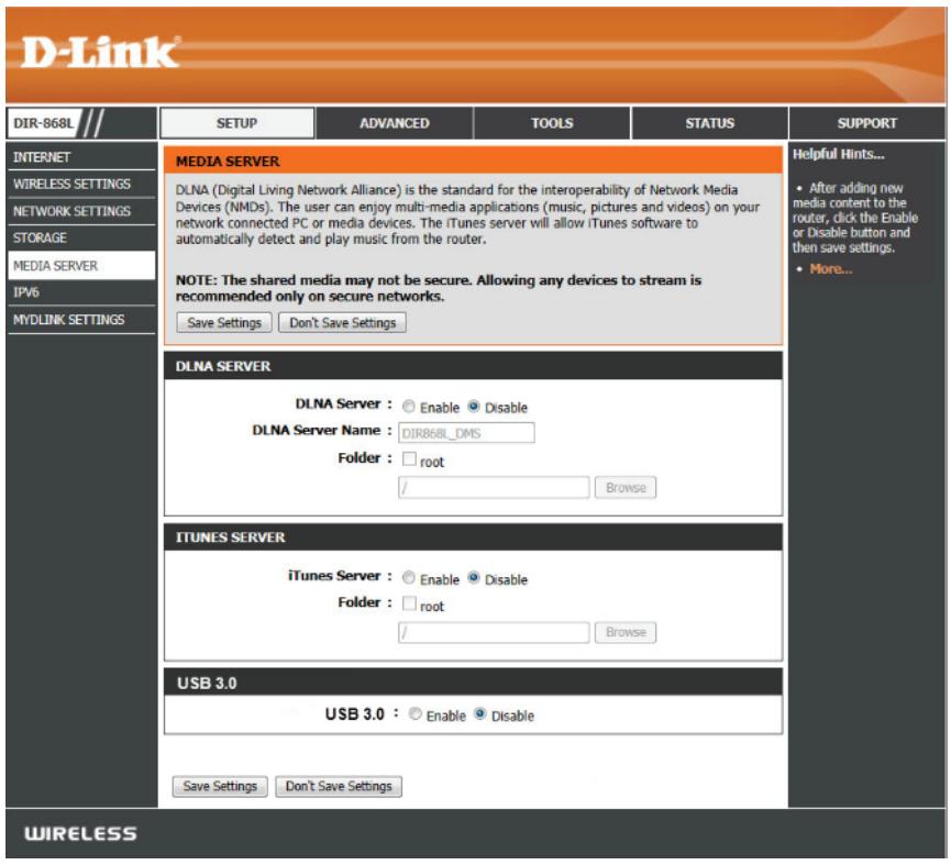 D-LINK DIR-868L DWA-182 - Media Server (Serveur multimédia) - 1