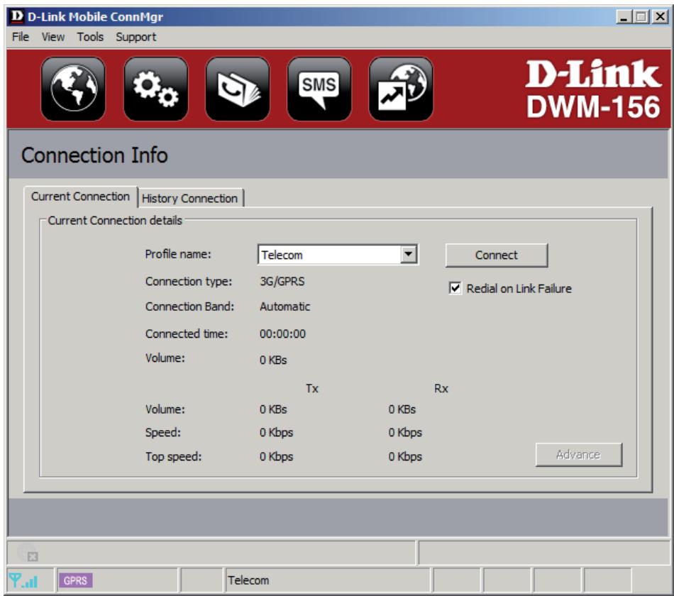 D-LINK DWM-156 - Présentation du logiciel - 2