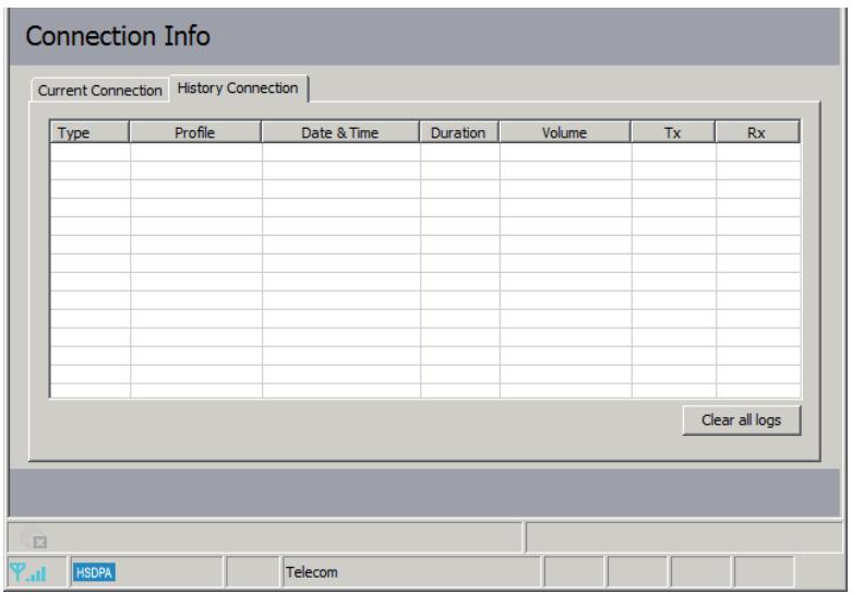 D-LINK DWM-156 - Historique des connexions - 1