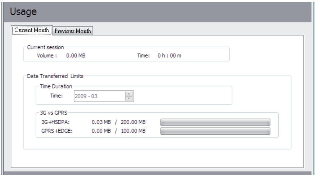 D-LINK DWM-156 - Statistiques d'utilisation - 2