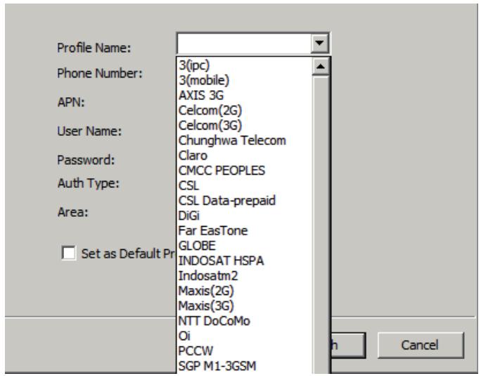 D-LINK DWM-156 - Utilisation du profil par défaut (prédéfini) - 1