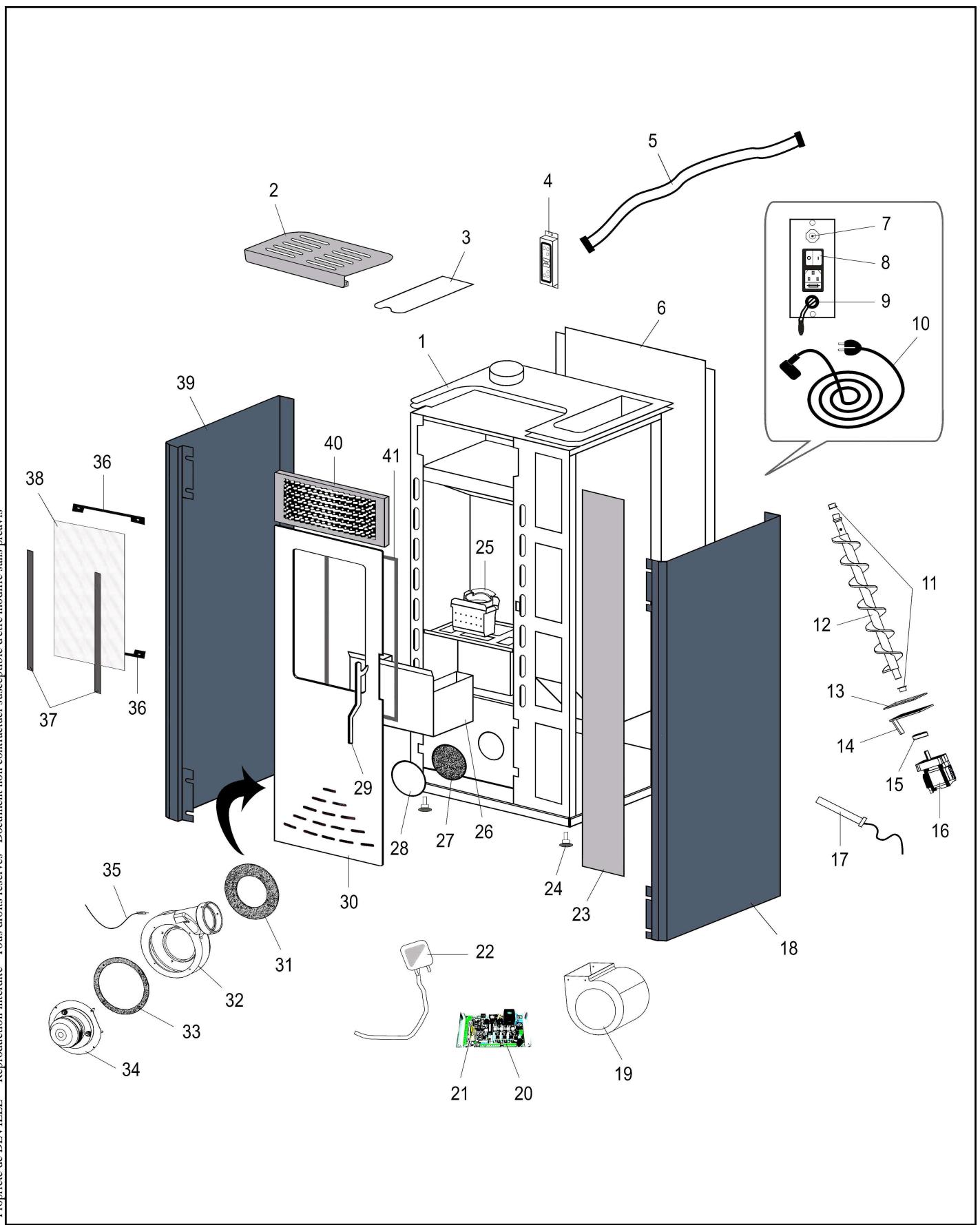 DEVILLE C07714  - VUE ECLATEE 01-07-03 - NOIR C07714.06-DD - 1