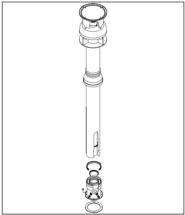 DEVILLE DCA 20 B - Système d'évacuation des fumées de type coaxial vertical en polypropylène PPS - 1