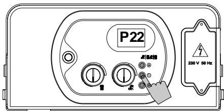 DEVILLE DCA 20 B - Paramètre 21 – réglage fréquence ventilateur à l'allumage - 2