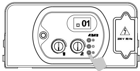 DEVILLE DCA 25 B - Paramètre 02 - sélection du type de gaz - 1