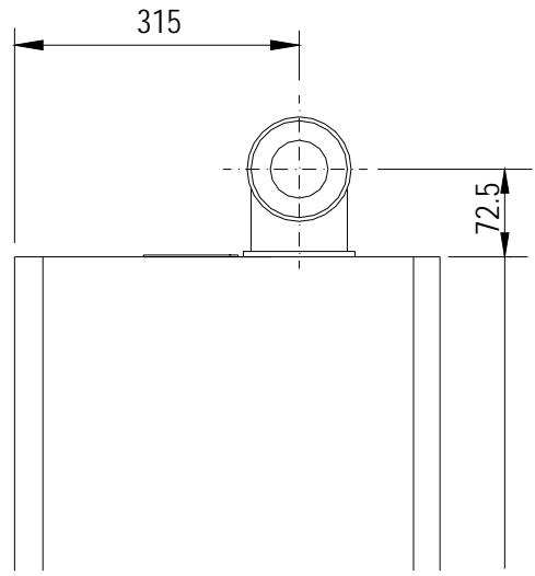 DEVILLE DCA 25 B - Kit coaxial horizontal 60/100 de série - 3
