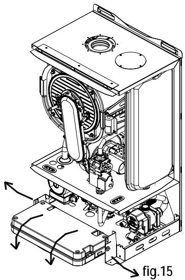 DEVILLE DCI 25 B - Pour accéder aux branchements électriques du tableau de commande, procéder comme suit : - 1
