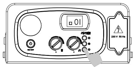DEVILLE DMC 60 - Paramètre 02 – sélection du type de gaz - 1