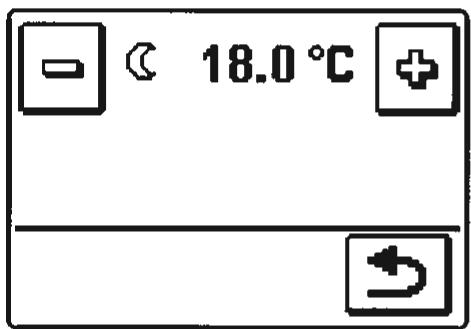 DEVILLE PROMATIC CMP25 - Configuration de la température de nuit - 1