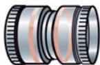 DEVILLE RENO-CONDENS - FLEXIBLE DIAMETRE 110 mm - COAXIAL 80/125 (pour DC130F) - 4