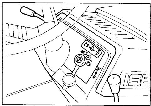 ISEKI TONDEUSE AUTOPORTEE SG15 - CONTACTEUR A CLE - 2