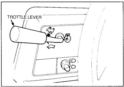 ISEKI TONDEUSE AUTOPORTEE SG15 - LEVIER D'ACCELERATEUR - 1